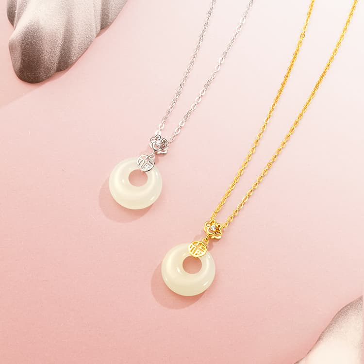 Ожерелья из зеленого нефрита Gongzhu Hetian, женские