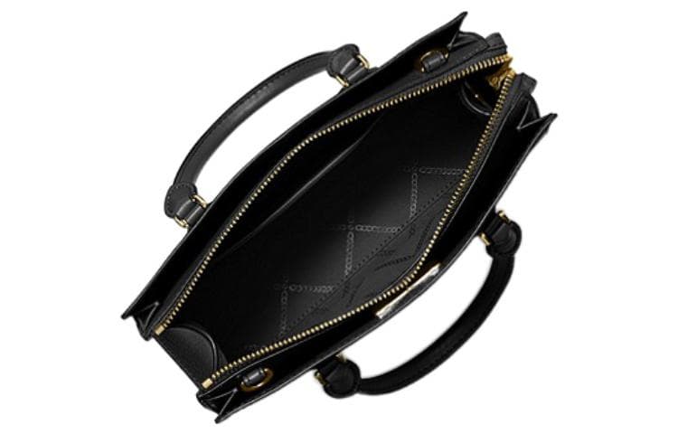 Сумка MICHAEL KORS Valerie Litchi из шагреневой кожи, маленький размер, женская, черная