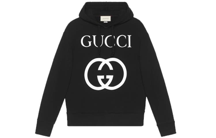 Толстовка оверсайз GUCCI Interlocking G