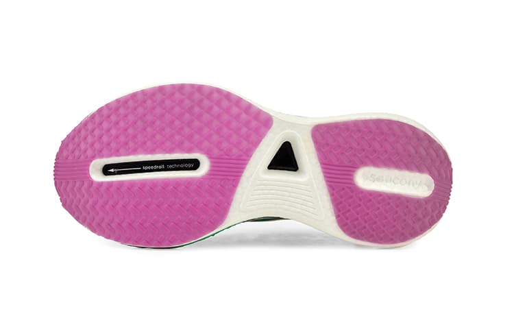 Saucony IDLING Cruise Амортизаторы Противоскользящие низкие повседневные кроссовки Унисекс Белый Розовый Зеленый