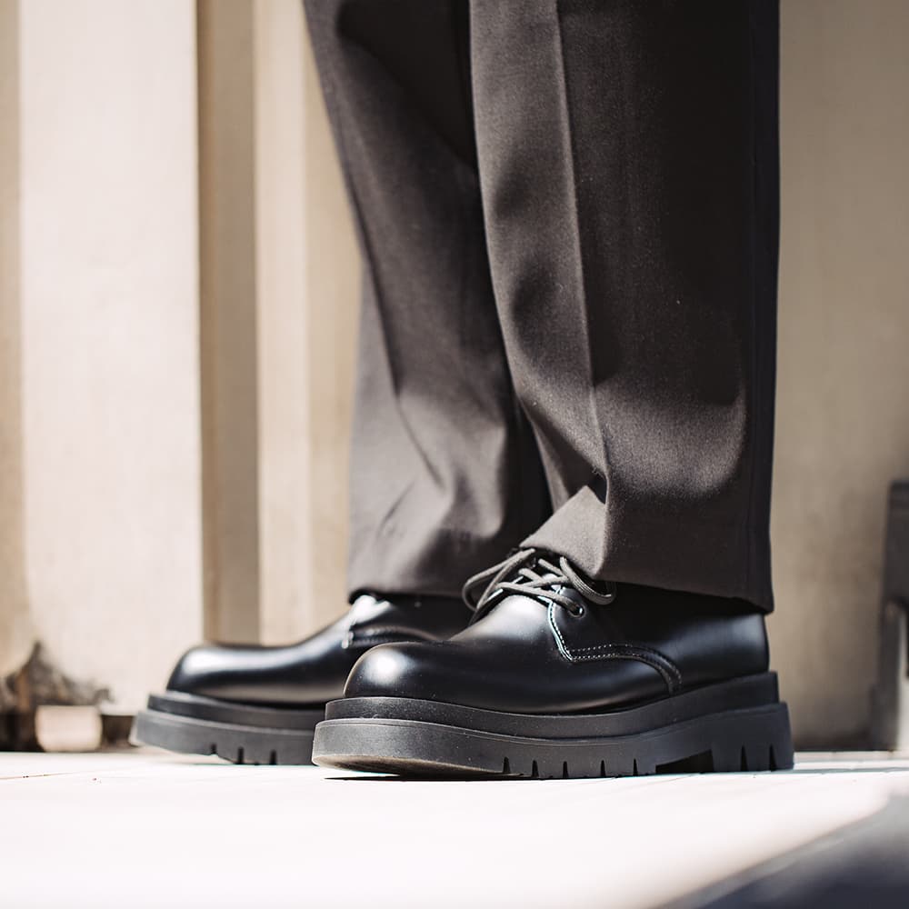 Коллекция рабочей одежды MADEN: повседневная кожаная обувь унисекс, черная осень