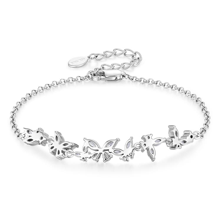 KADER Полные стразы с цирконом, сверкающие браслеты Galaxy, женские, серебристо-белые