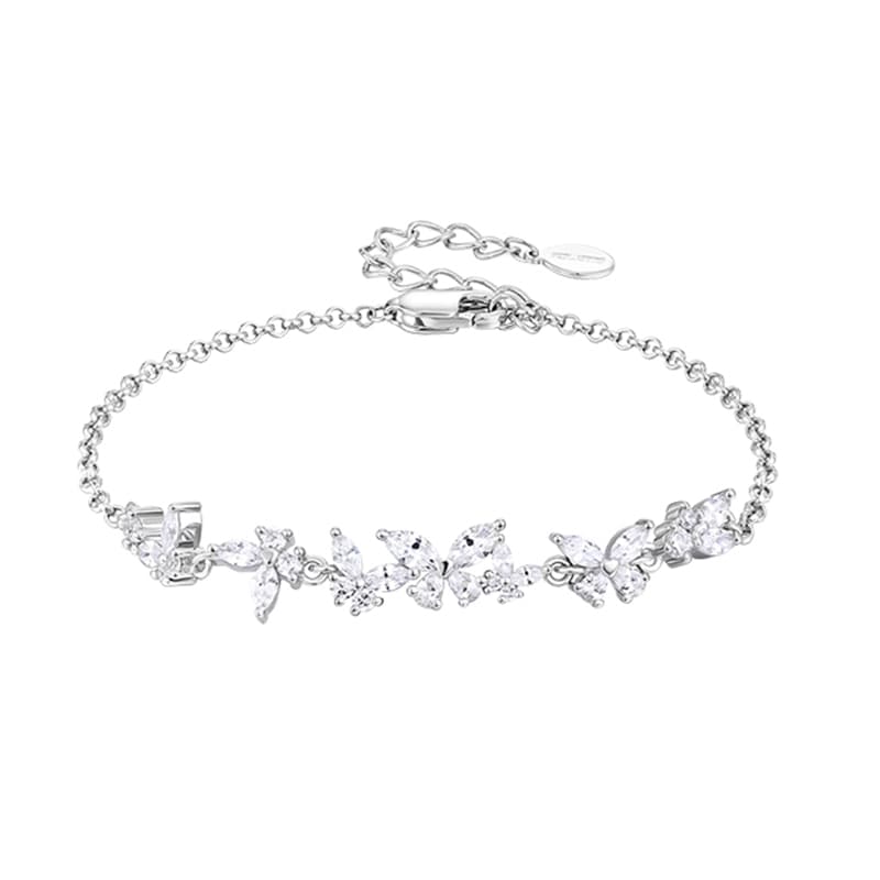 KADER Полные стразы с цирконом, сверкающие браслеты Galaxy, женские, серебристо-белые