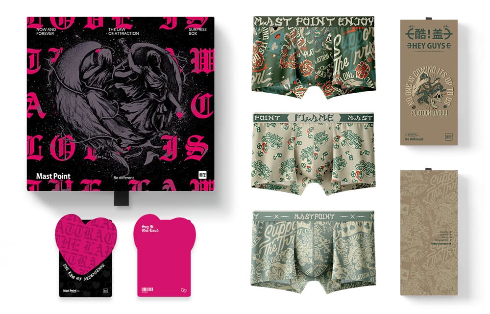 Мужской комбинированный комплект боксеров-шорт Mast Point