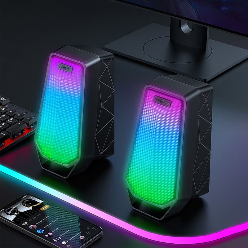 Титановые компьютерные колонки