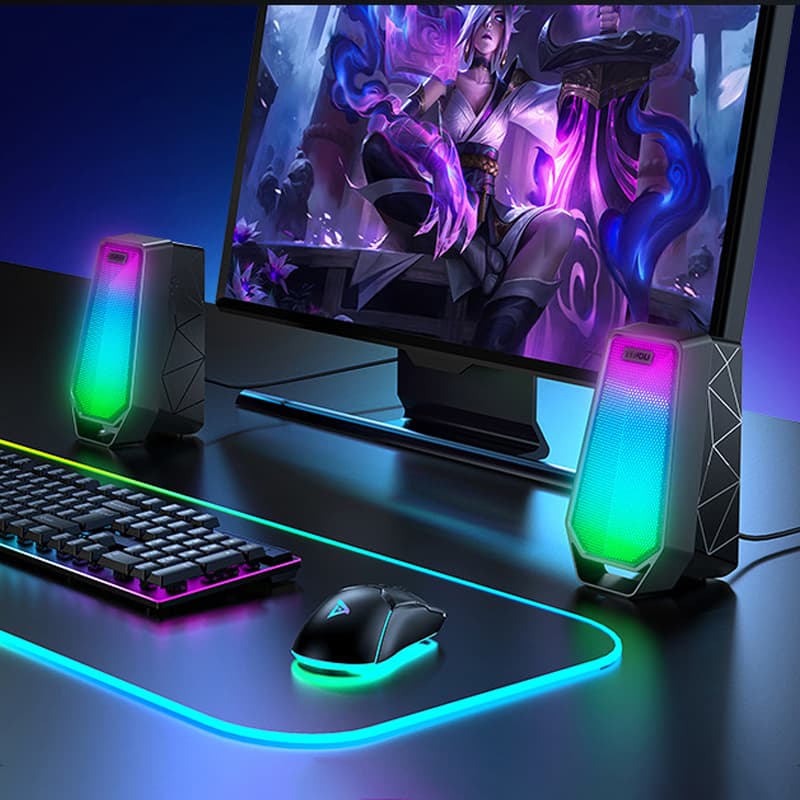 Титановые компьютерные колонки