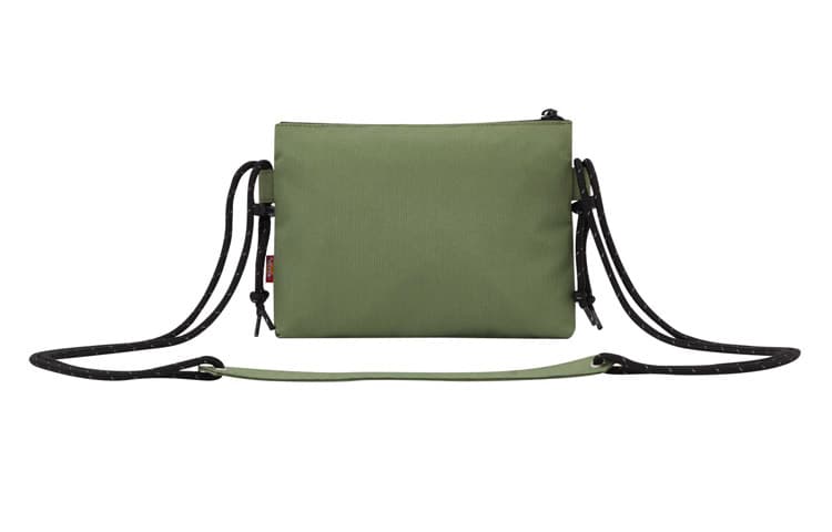 Сумка через плечо Dickies из полиэстера унисекс, армейско-зеленого цвета