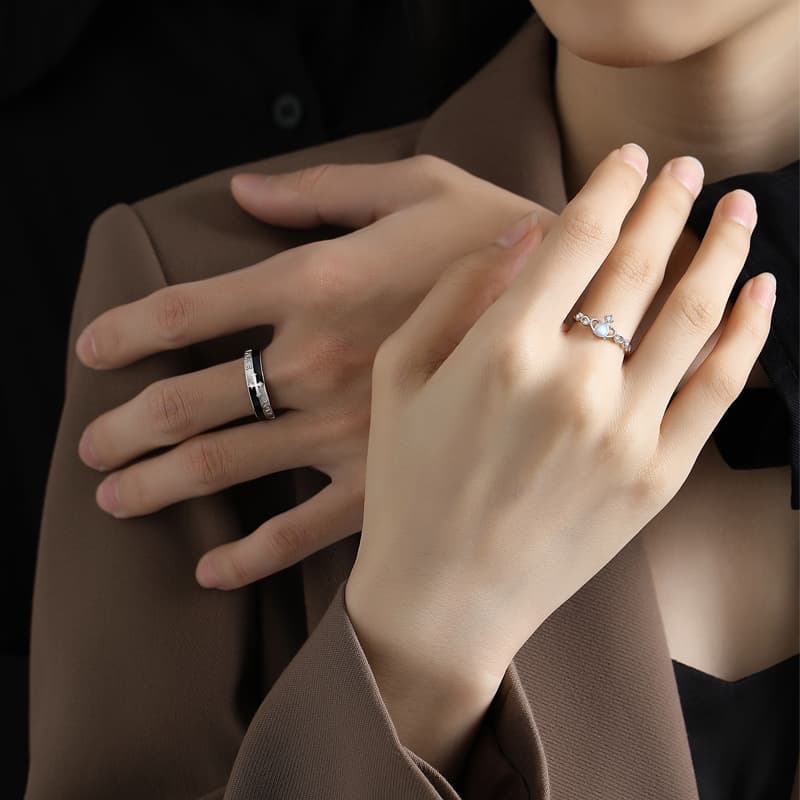 Кольца из стерлингового серебра 925 пробы AKAK унисекс