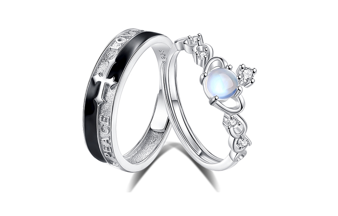 Кольца из стерлингового серебра 925 пробы AKAK унисекс