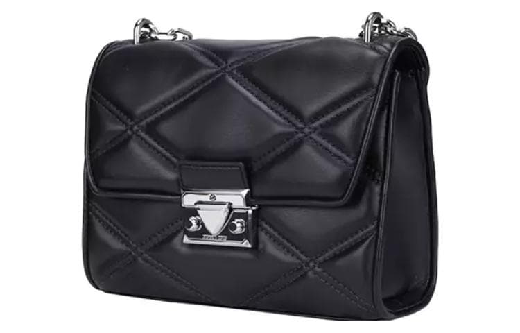 Сумка через плечо MICHAEL KORS из коровьей кожи, обычная женская, черная