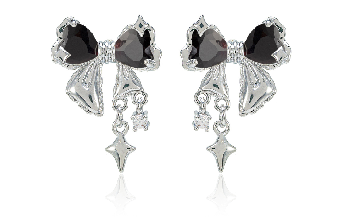 Женские серьги-гвоздики CMFY из стерлингового серебра 999 пробы