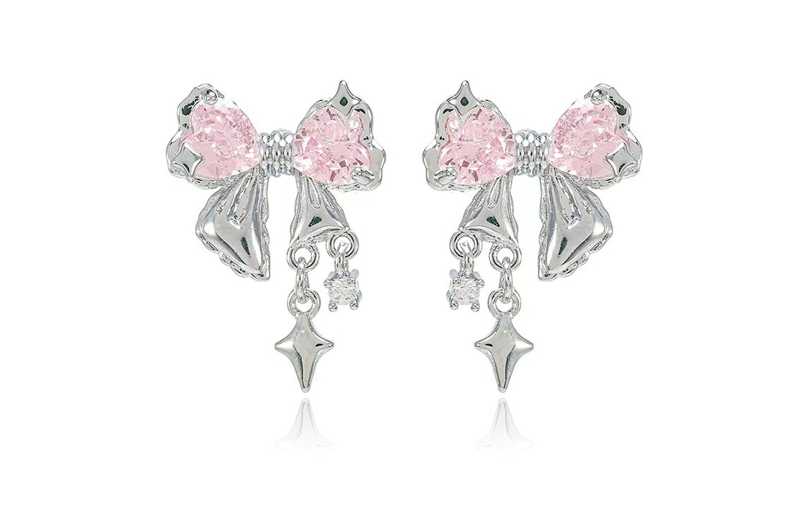 Женские серьги-гвоздики CMFY из стерлингового серебра 999 пробы