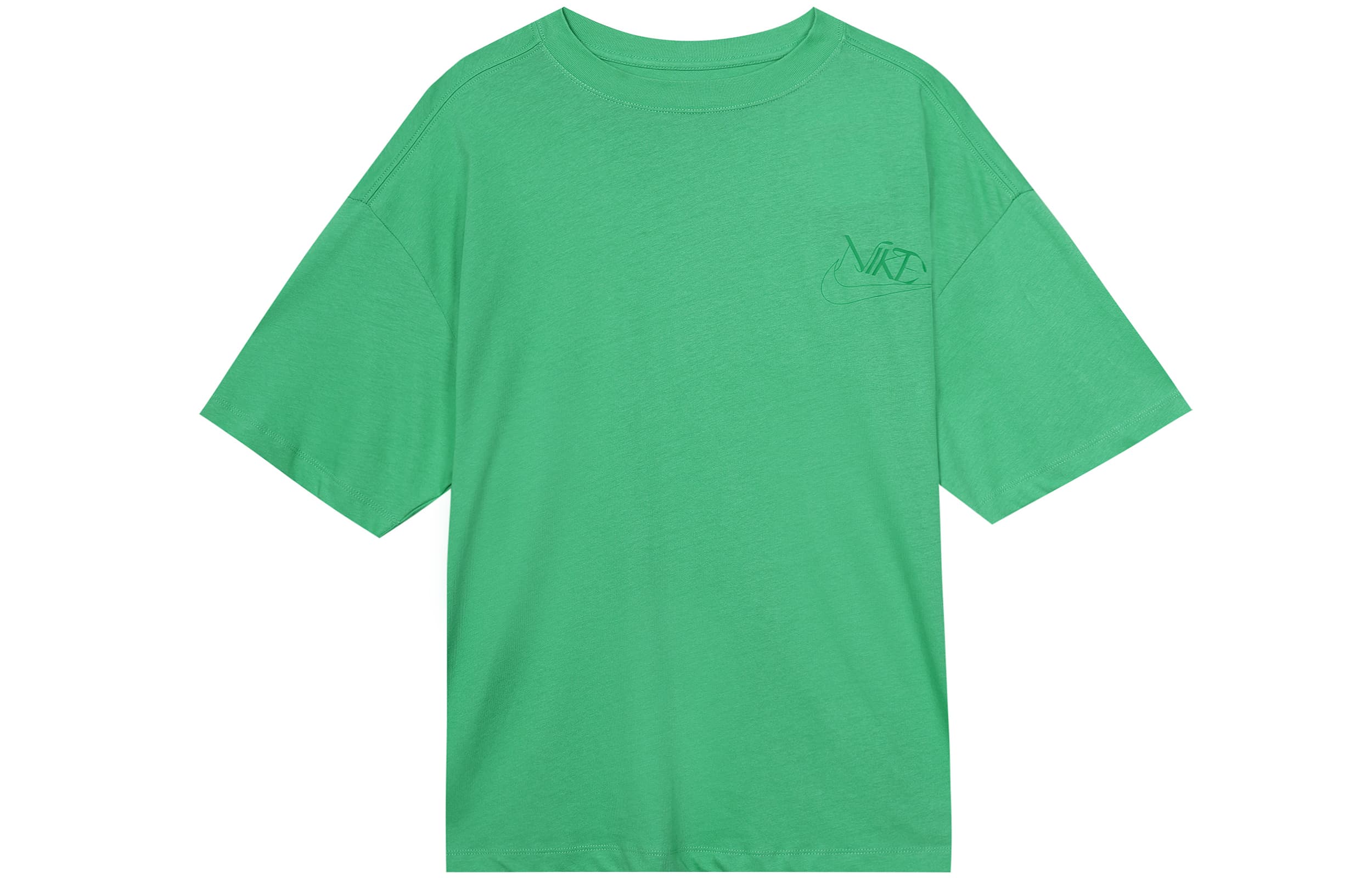 Nike Drop Shoulder Sleeve T Shirt Women's Green