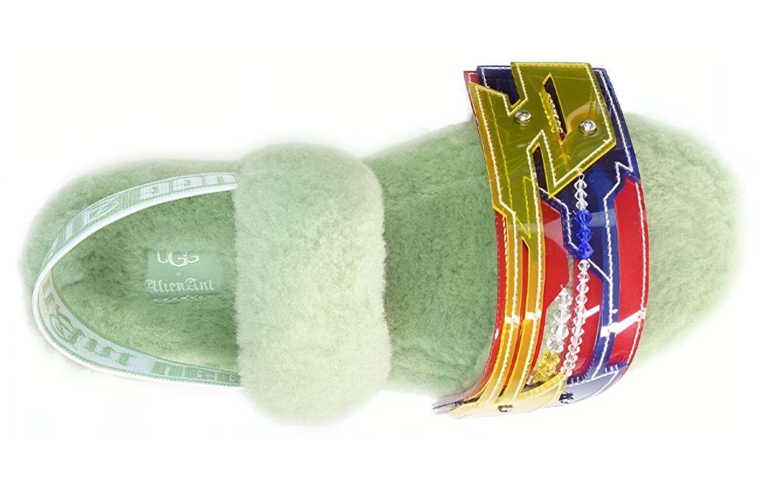 ALIENANT x UGG Стильные сандалии женские зеленые