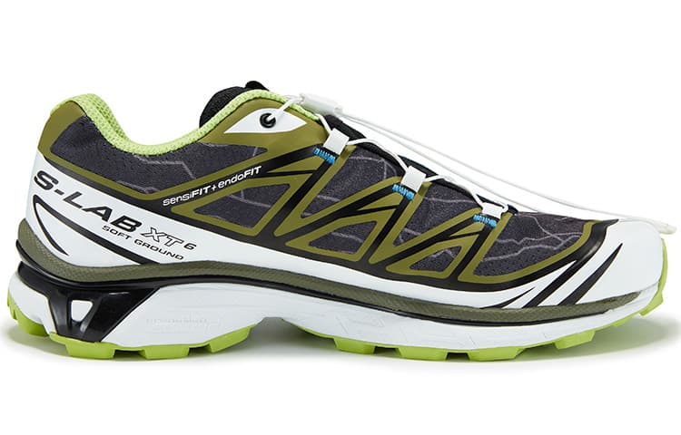 SALOMON KOLON SPORT Амортизирующая противоскользящая и износостойкая уличная обувь с низким берцем унисекс Зеленый Белый Черный