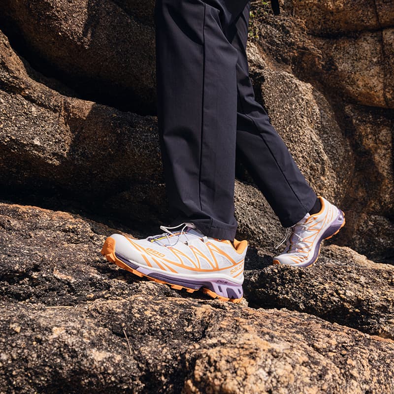 Salomon X KOLON SPORT Кроссовки Унисекс Низкие Оранжевый/Фиолетовый/Белый