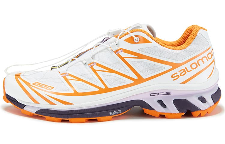 Salomon X KOLON SPORT Running Shoes Unisex Low top Oranges/Purple/White