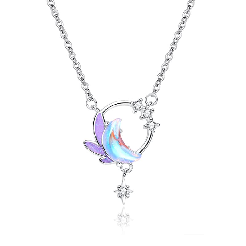 VANA S925 Серебро с цирконом Ожерелья женские серебряные