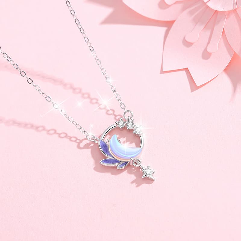 VANA S925 Серебро с цирконом Ожерелья женские серебряные