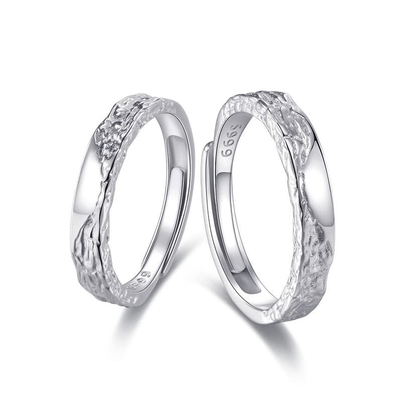 PRP S999 изящные серебряные кольца унисекс