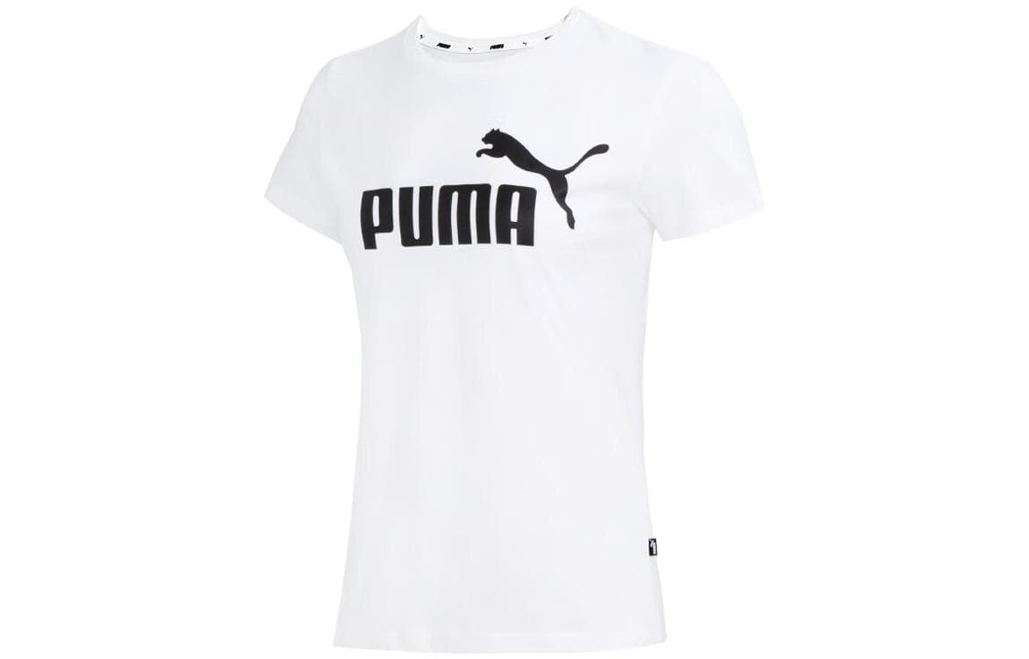 PUMA Drop Shoulder Sleeve T Shirt Women's White