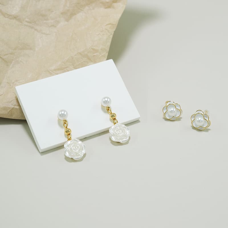 ХИМЕРА Минималистичный стиль Художественный стиль Мягкие феи круглые серьги-подвески с бусинами женские