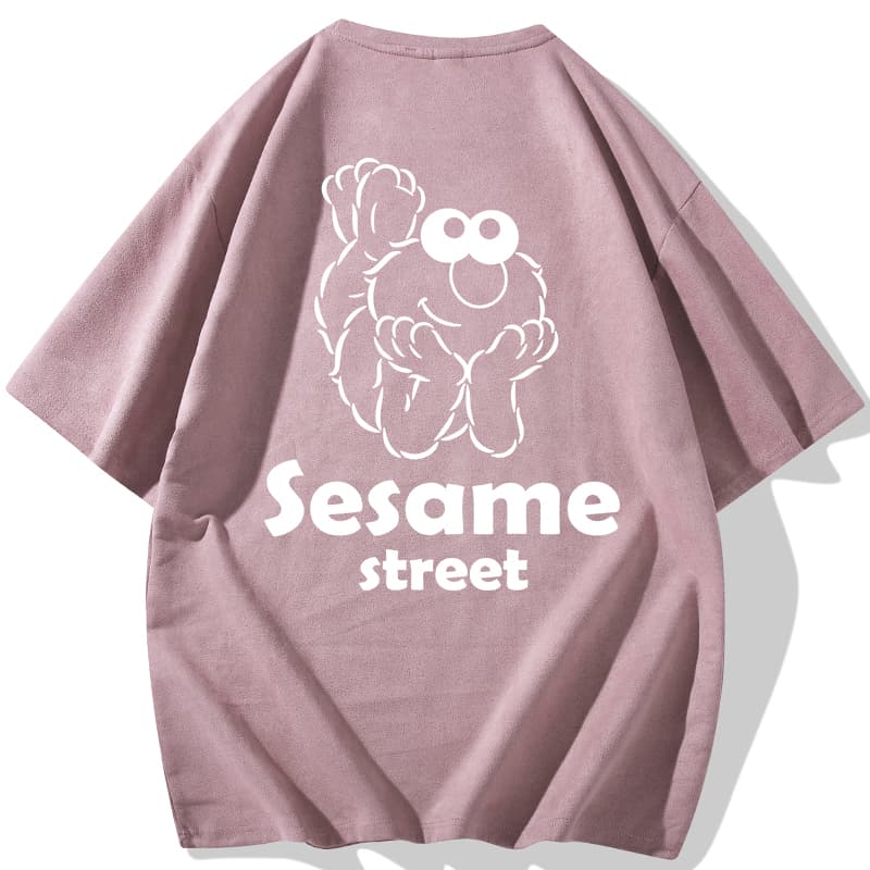 Футболка с заниженными плечами «УЛИЦА СЕЗАМ» унисекс