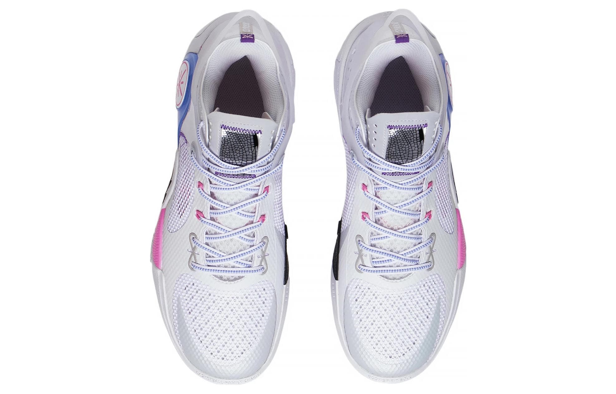 Подкладка Wade Fission 8, нескользящие, устойчивые к истиранию низкие баскетбольные кроссовки с амортизацией, мужские белые, синие, фиолетовые, розовые