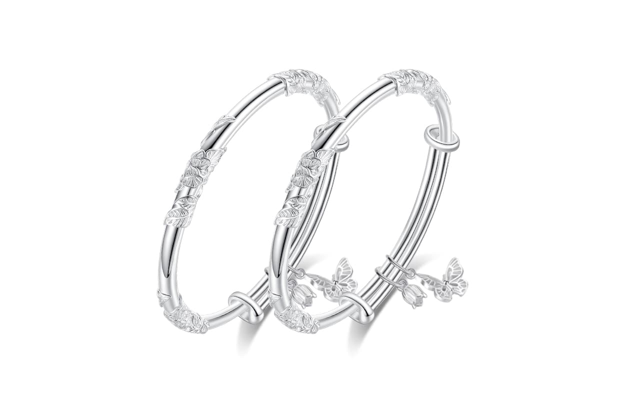 Женский браслет-бабочка Muyan из сплава с цветочным принтом Splendor