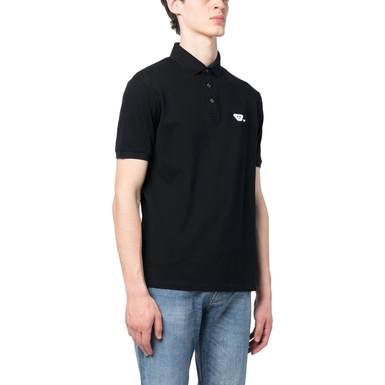 EMPORIO ARMANI Рубашка Поло Мужская Морской Синий