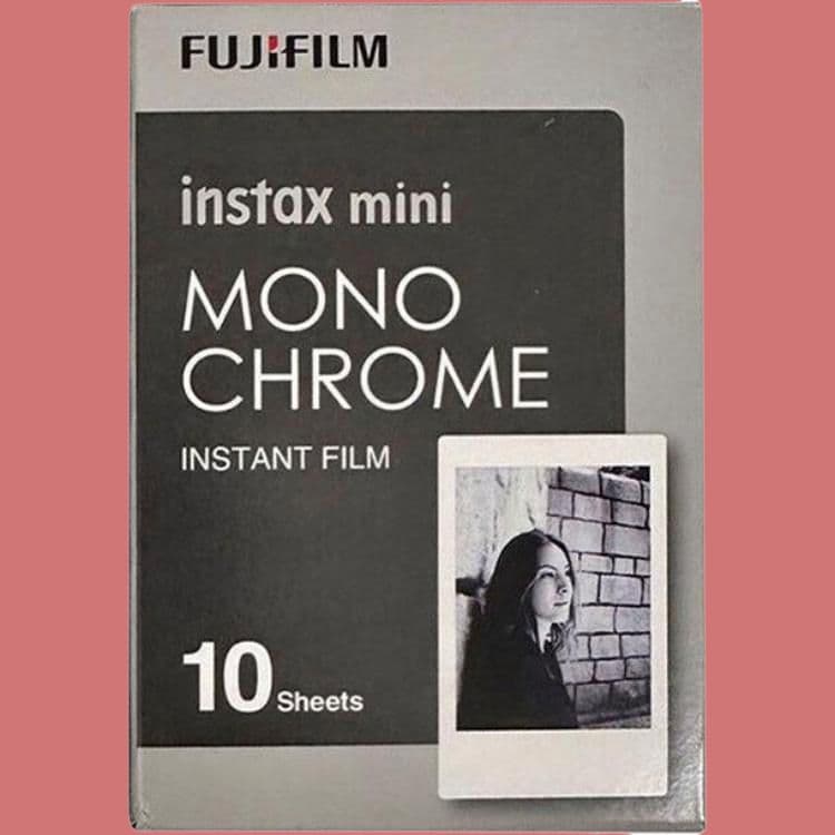 Камеры мгновенной печати FUJIFILM INSTAX One Shot Mini Collection Монохромная черно-белая фотобумага Time