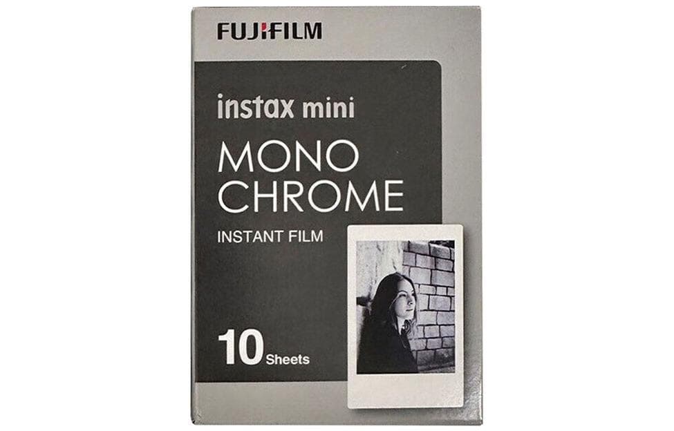 FUJIFILM INSTAX Instant Cameras One Shot Mini Collection Monochrome Black White Time Photo Paper