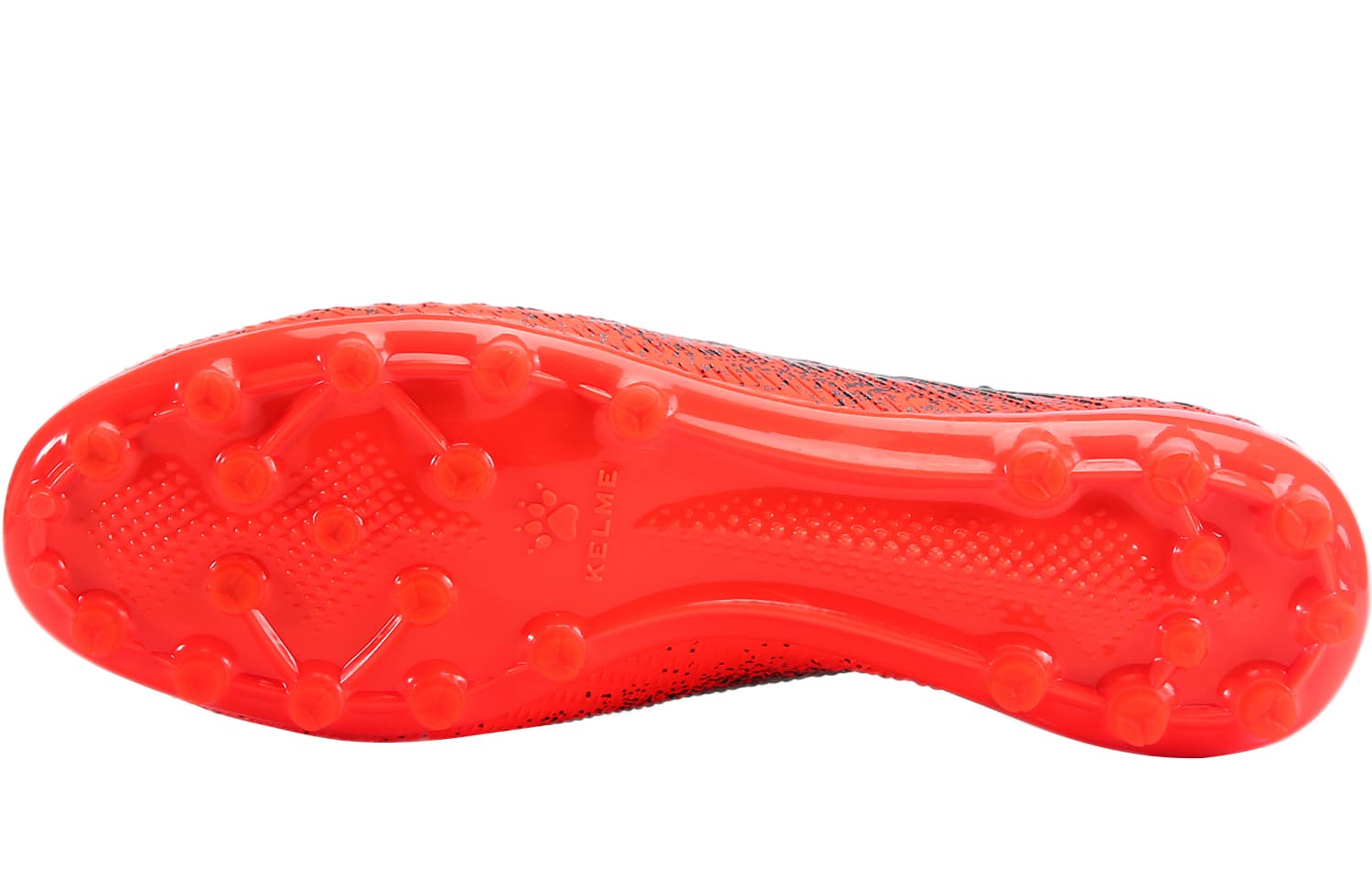 KELME MG резиновые короткие шипы, амортизирующие, противоскользящие, износостойкие, дышащие, футбольные бутсы унисекс, черный неоновый оранжевый