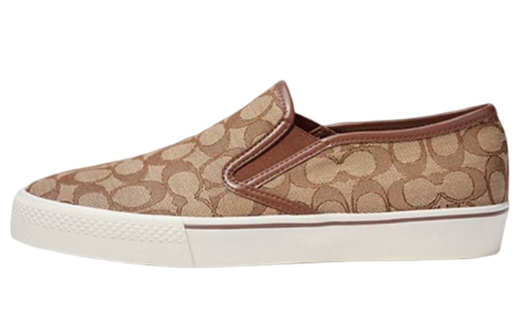 COACH Low Top Casual Shoes Men's Umber