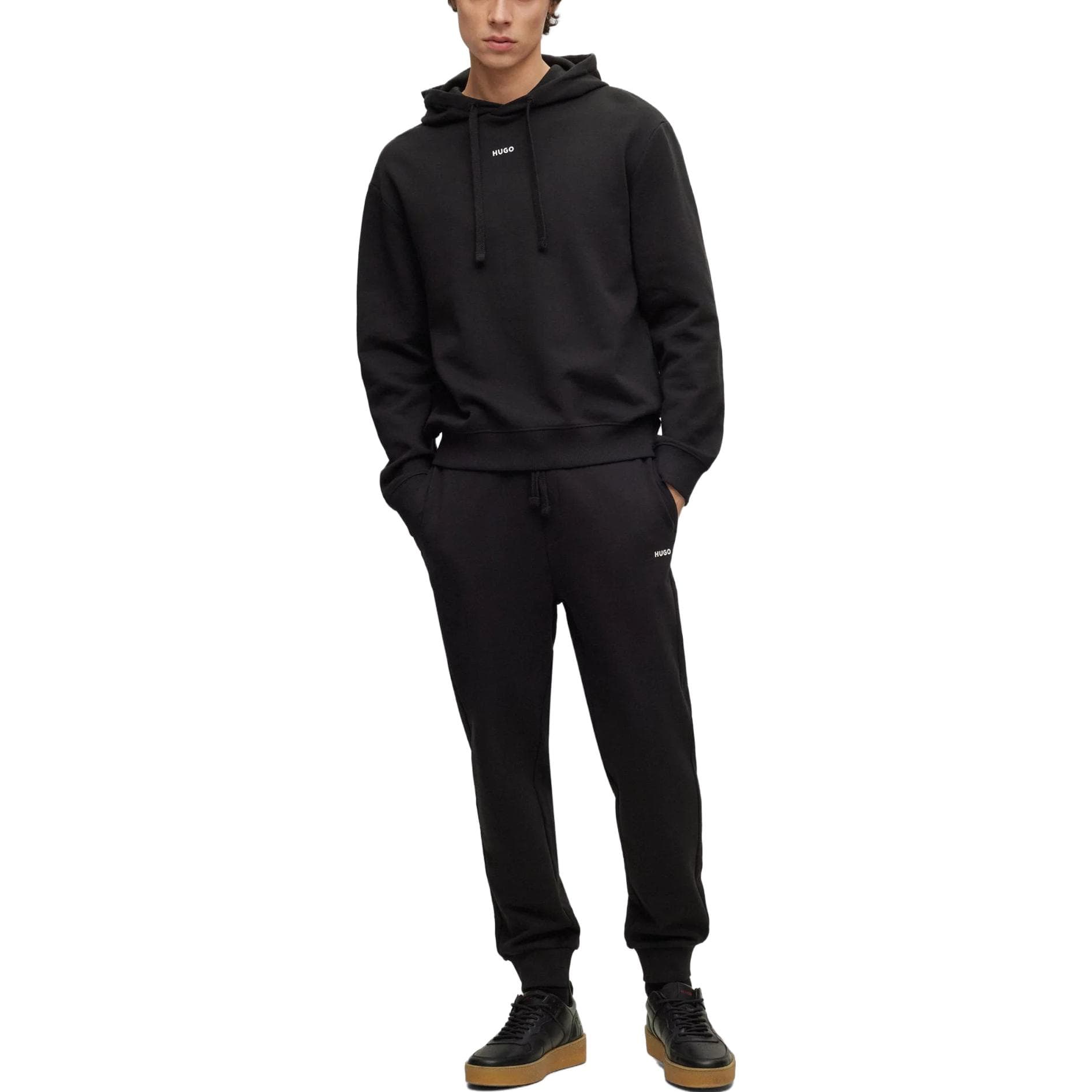 Махровые спортивные брюки Hugo с логотипом