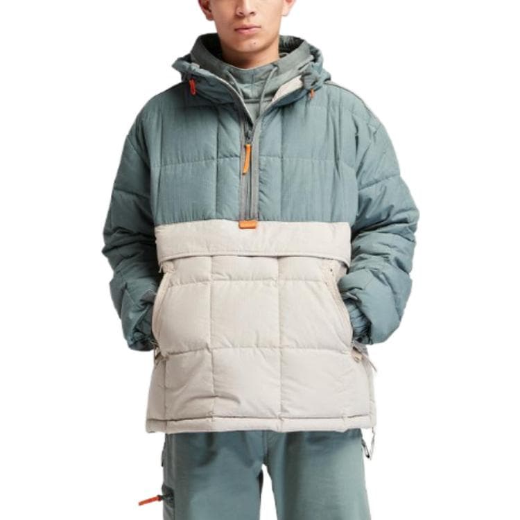 Пуховики Timberland унисекс Impatiens зеленый/песочный