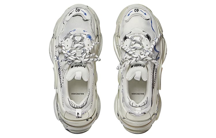 Balenciaga Triple S 'Белые' женские