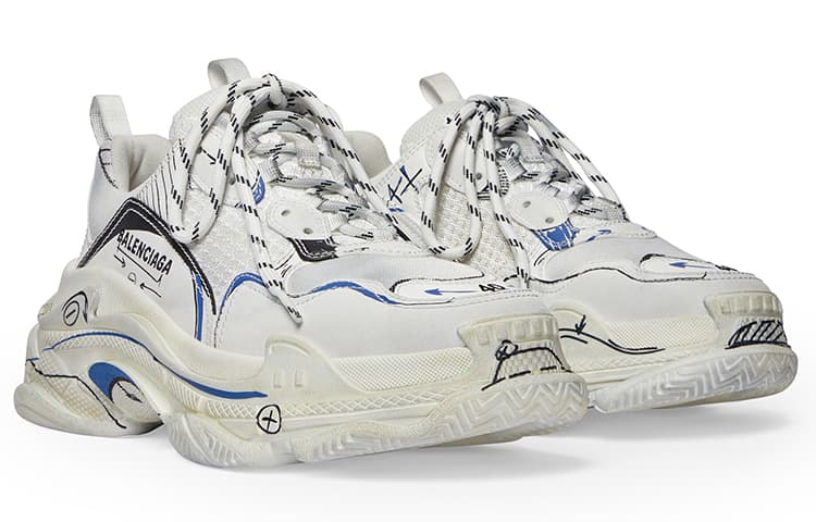 Balenciaga Triple S 'Белые' женские