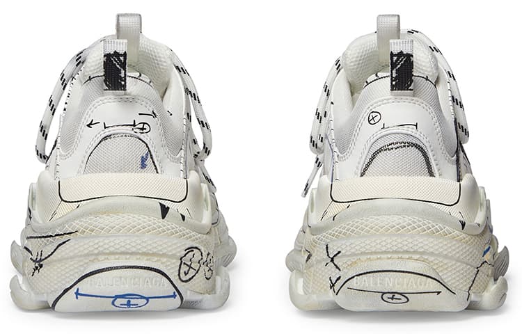Balenciaga Triple S 'Белые' женские