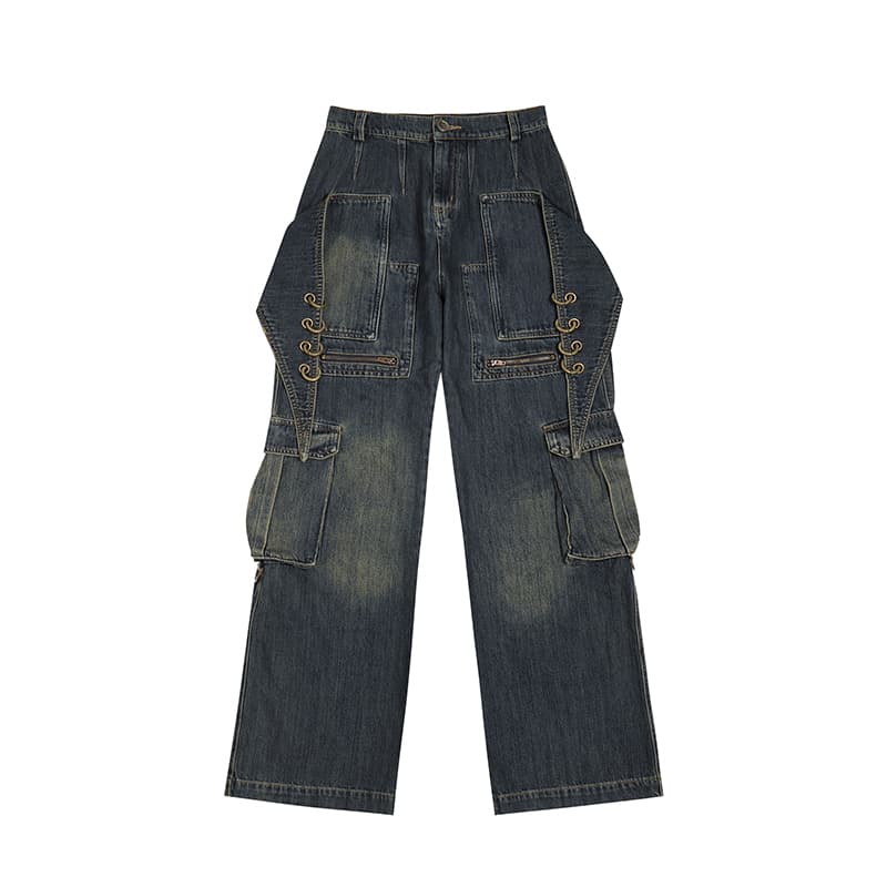 DND4DES Jeans Unisex Navy Blue