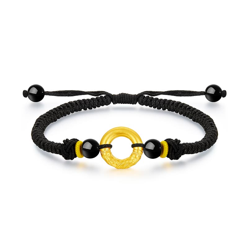 LIU GUI FU JEWELRY Золотой браслет унисекс