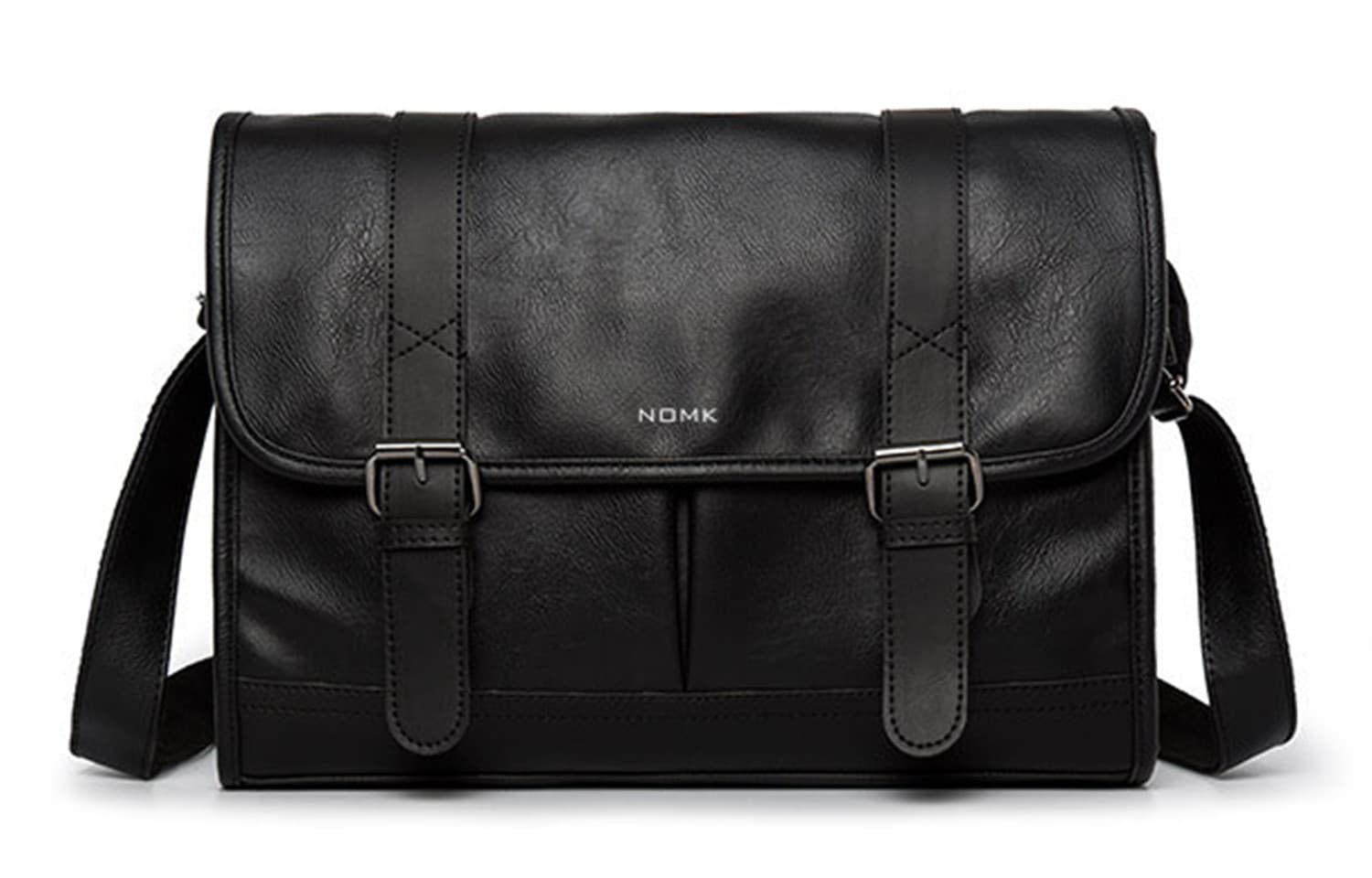 NOMK PU Cortex Спецодежда Сумка-мессенджер Рюкзак Сумка через плечо Обычный унисекс Черный