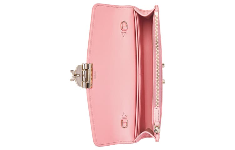 MCM Tracy Visetos Большая женская сумка на плечо из холщовой ткани с покрытием Cherry Blossom Pink