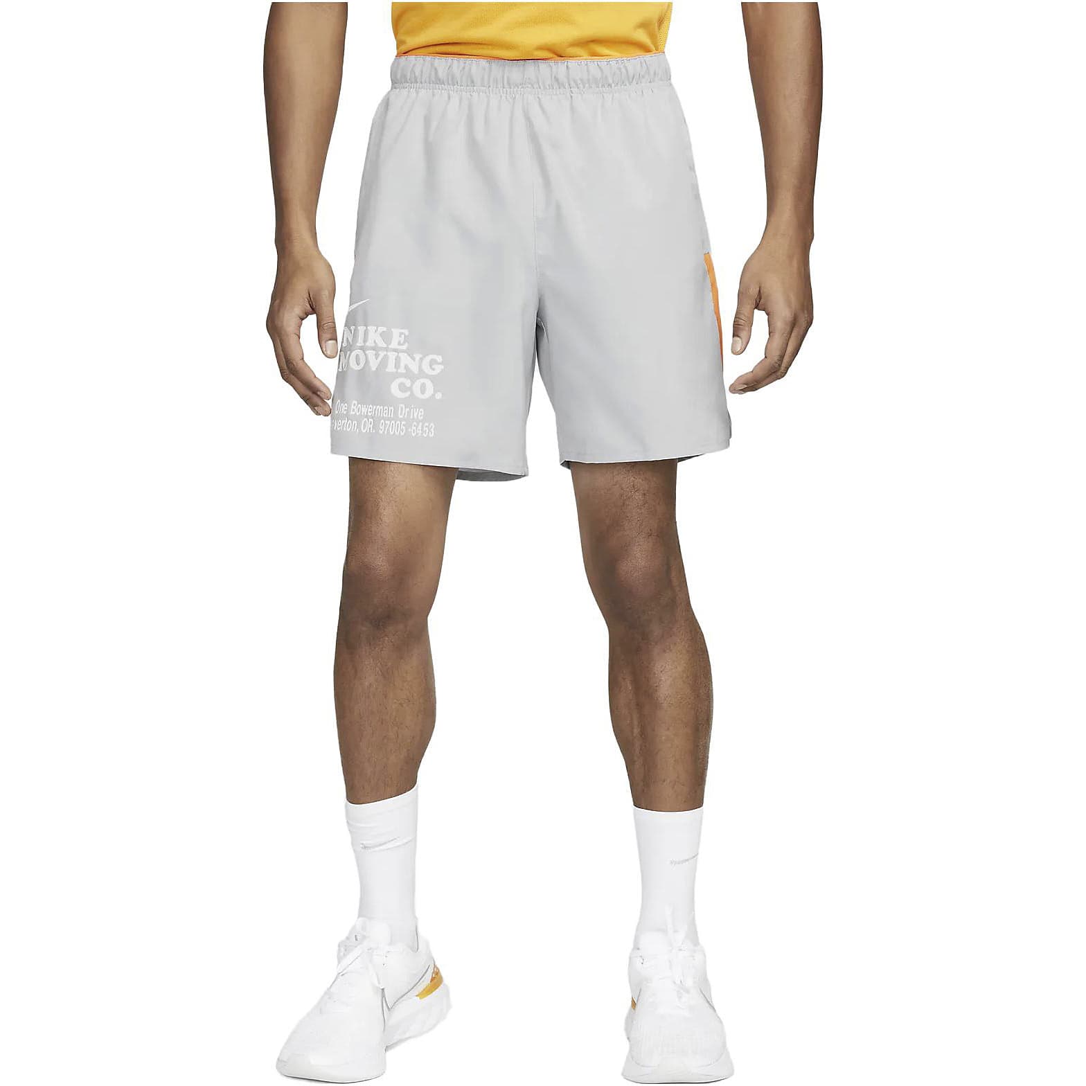 Мужские повседневные шорты Nike светло-дымчатые серые