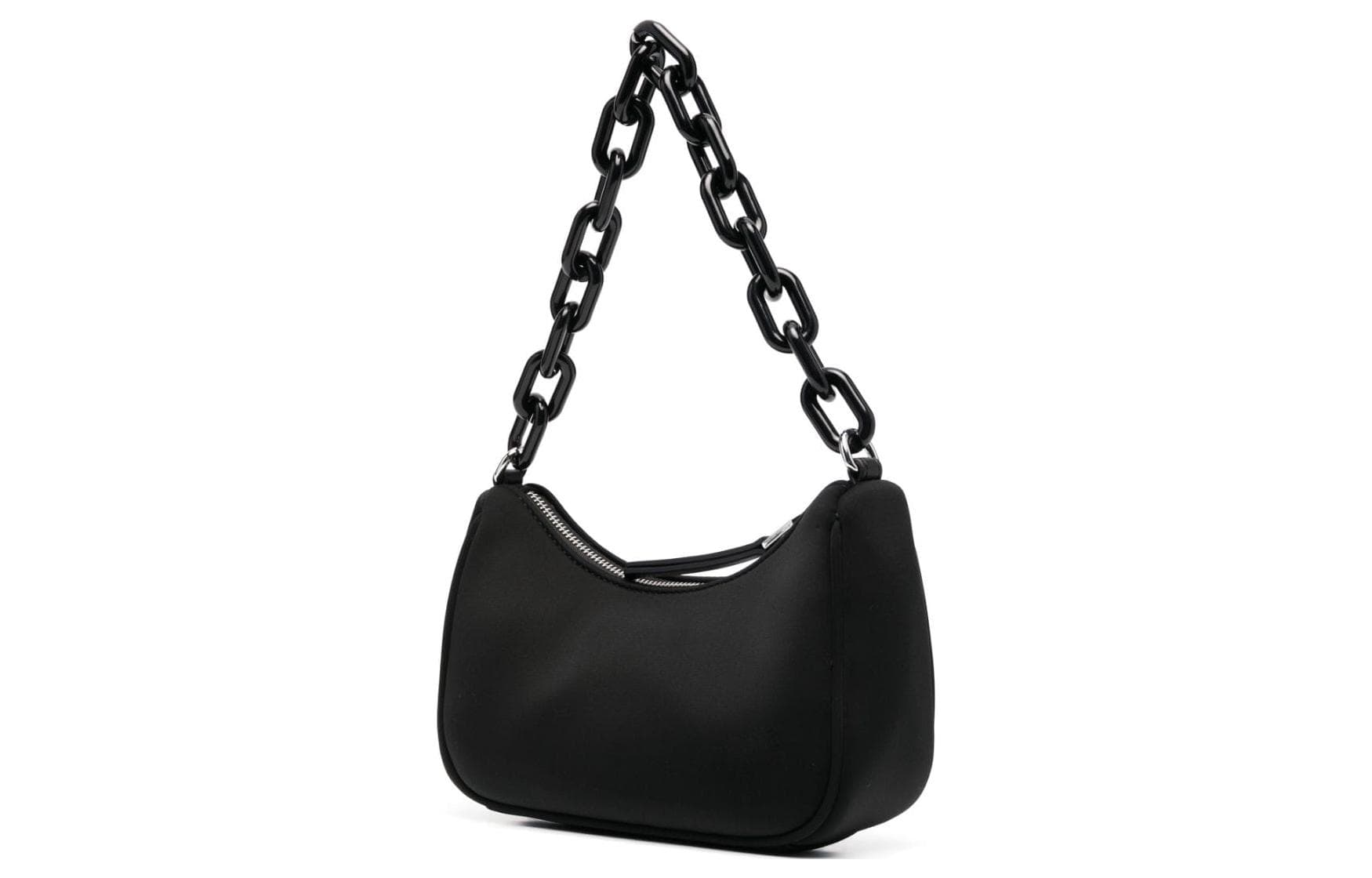 VERSACE JEANS COUTURE SS23 Сумка через плечо из нейлоновой ткани, сумка через плечо, маленькая женская сумочка, черная