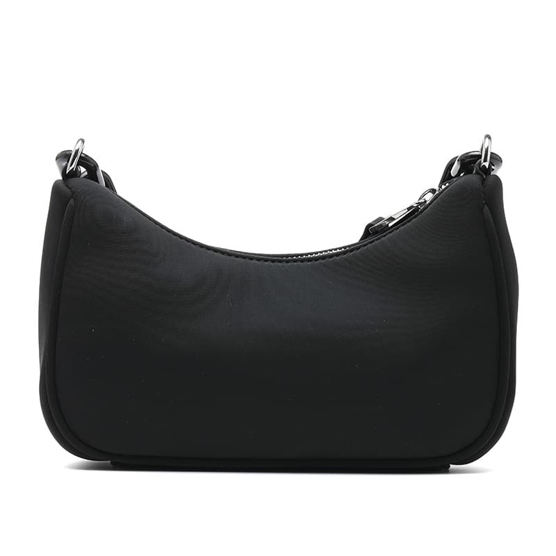 VERSACE JEANS COUTURE SS23 Сумка через плечо из нейлоновой ткани, сумка через плечо, маленькая женская сумочка, черная