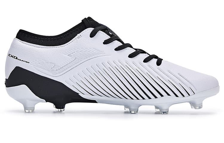 Joma Propulsion FG резиновые длинные шипы противоскользящие износостойкие футбольные бутсы мужские черные белые