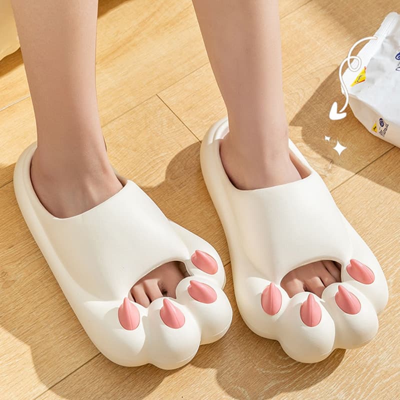 Тапочки Xiang Ning Pai Белый/Черный