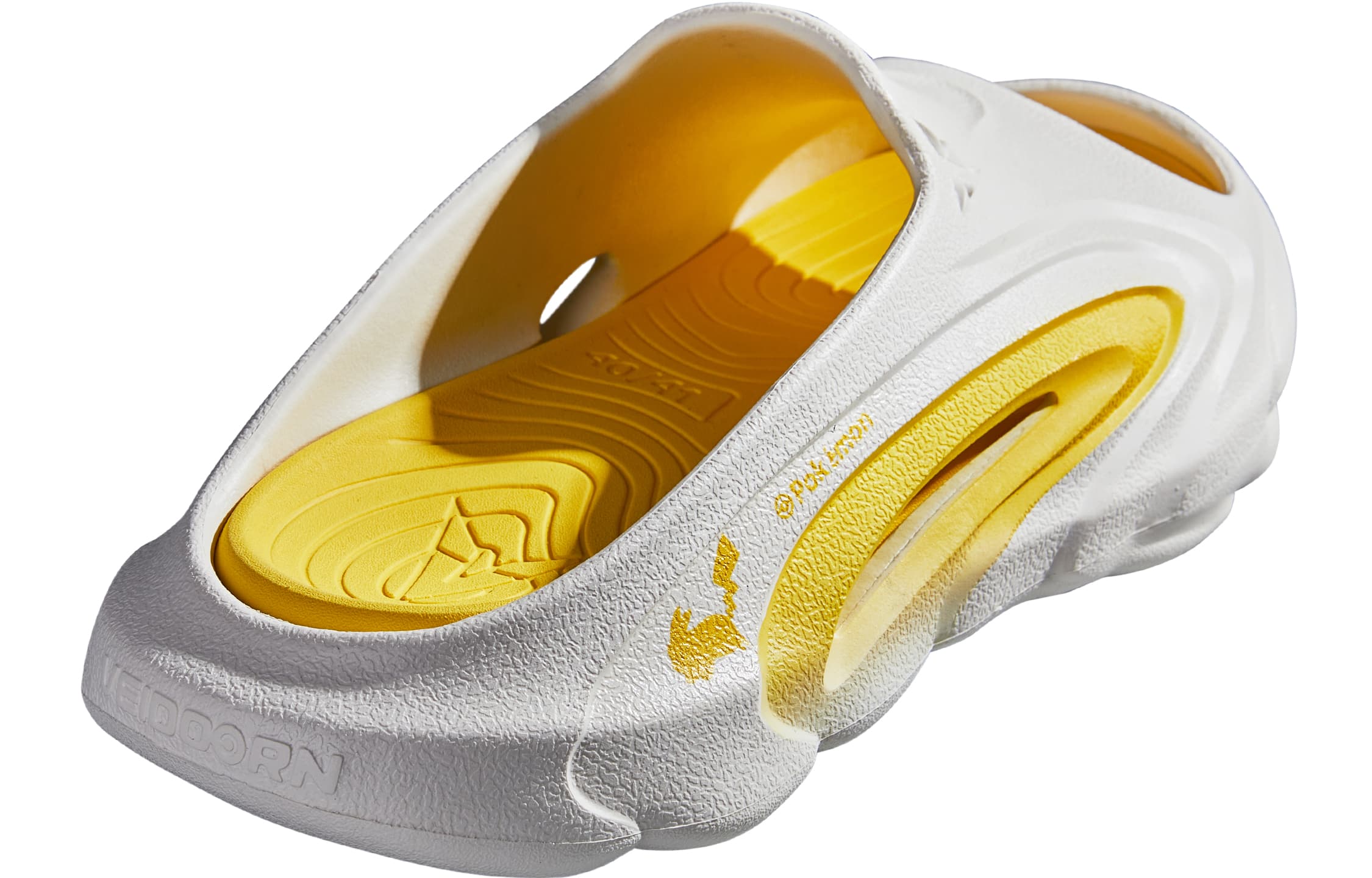 Pokemon x VEIDOORN Тапочки Elf ​​Спортивные шлёпанцы унисекс Белый Желтый