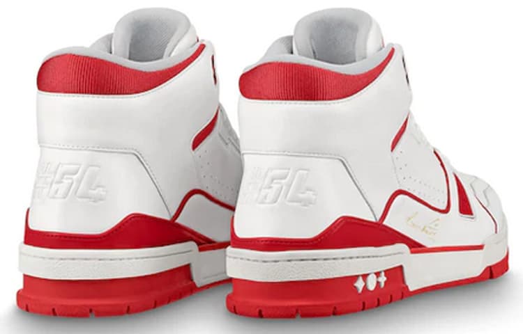 LOUIS VUITTON Кроссовки Lv, 'Белый Красный'